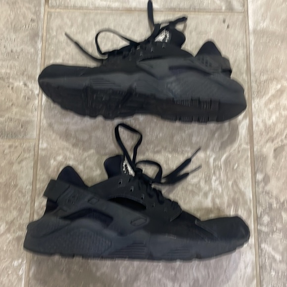 Nike Men’s Air Huarache Black Shoe Sz 8 - Picture 5 of 15